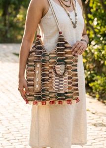 Boho Woven Shoulder Bag