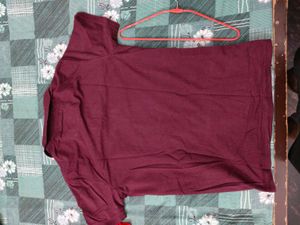 Men's Maroon Polo T-Shirt