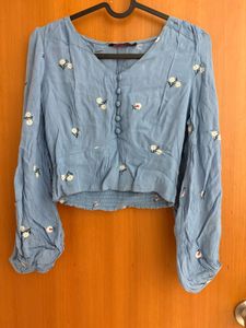 Floral Embroidered Top