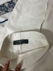 Primark White  Skirt