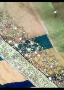 Mint Green Embroidered Lehenga