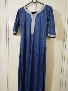 Blue Printed kurta