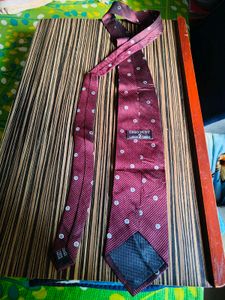 PolkaDots Branded Doubleshade Silk Tie