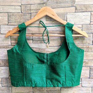 Elegant Emerald Green Blouse fix price