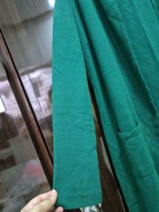 Green Duster Cardigan