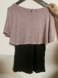Sparkly Pink Layered Dress