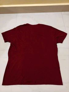 Maroon Graphic Print T-Shirt