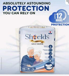 Shields Premium Adult Diapers - L