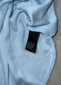 Comfortable Sky Blue Long Sleeve Top