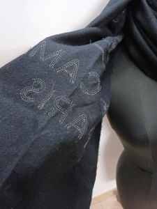 Soft Warm Sequine Logo Big Size Shawl