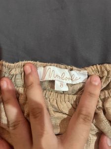 Off-Shoulder Smocked Crop Top