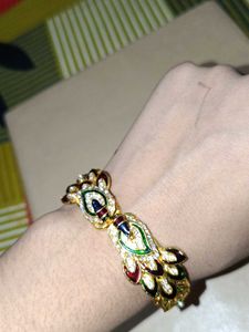 Exquisite Peacock Enamel Bangle