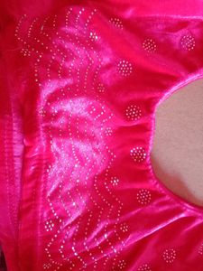 Vibrant Pink Embellished Blouse