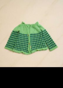 🧶 Kids Woolen Sweaters – Pink & Green (0–2 Years)