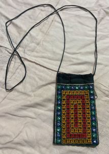 Embroidered Phone Pouch