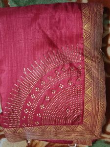 New Saree With Blouse Piece...