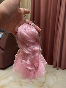 Cute Pink Doll Keychain
