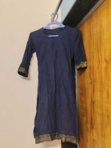 Elegant Navy Blue Kurta