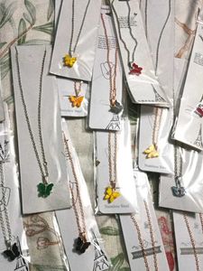 Assorted Butterfly Necklaces 10 pcs