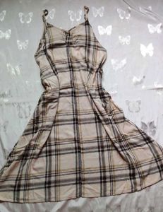 Trendy Plaid Korea Dress