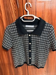 Korean Cropped Cardigan