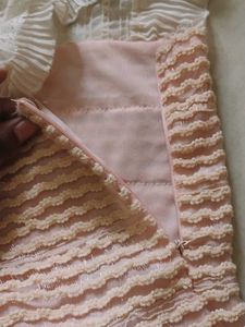 Cute Pink Lace Trim Tank Top