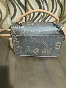 MLLPARS Black &amp; Tan Handbag | Shoulder &amp; Crossbody