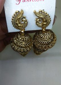 Long Jhumka Earrings