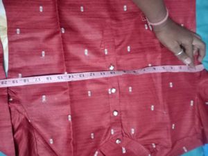 Elegant Men's Red Kurta - 40