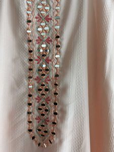 Peach Sleeveless Kurti