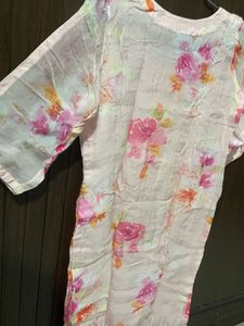 Beautiful Floral Print Kurta