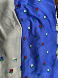 Elegant Embroidered Chanderi Saree