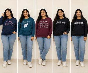 5 Trends/AJIO Sweatshirts (Brand new)