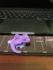 kinder Joy toys Purple &amp; Blue Dragon Toy