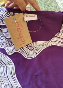 Boho Inspired Purple Kurta Set
