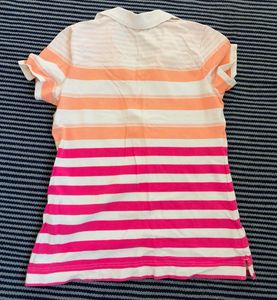 Croft &amp; Barrow Women’s Striped Collared T-shirt
