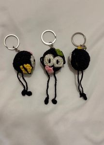 Soot Sprites Keychain (Set of 3)