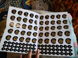 Travel book and stickers