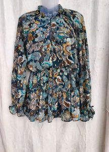 539. Boho Floral Print Mini Dress