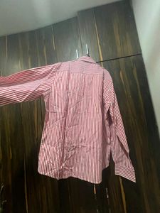 Red And White Line Shirt