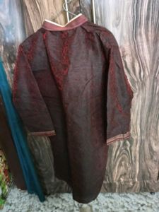 Maroon Ethnic Kurta