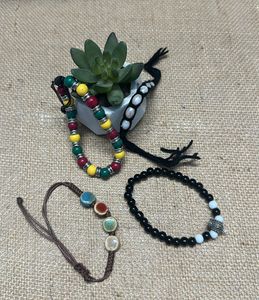 Unused 4 Bracelets With Freebie