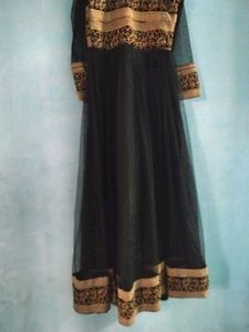 Elegant Black &amp; Gold Gown