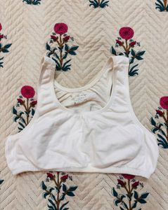 Jockey White Sports Bra