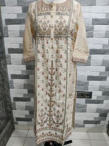 Cream Kurti