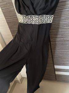 Elegant Black Embellished Maxi Dress