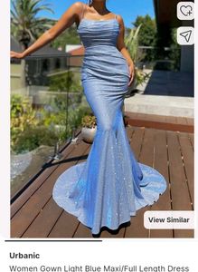 brand new(urbanic)Sparkling Blue Mermaid Gown