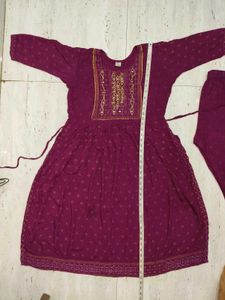 "💃 Elegant Maroon Kurta Set | Ethnic Wear ✨"