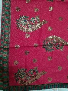 Elegant Pink Saree