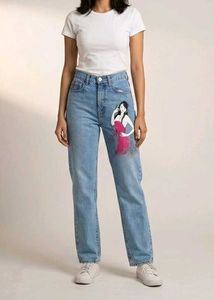 Custom Illustrated Jeans